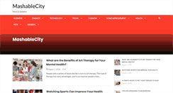 Desktop Screenshot of mashablecity.com